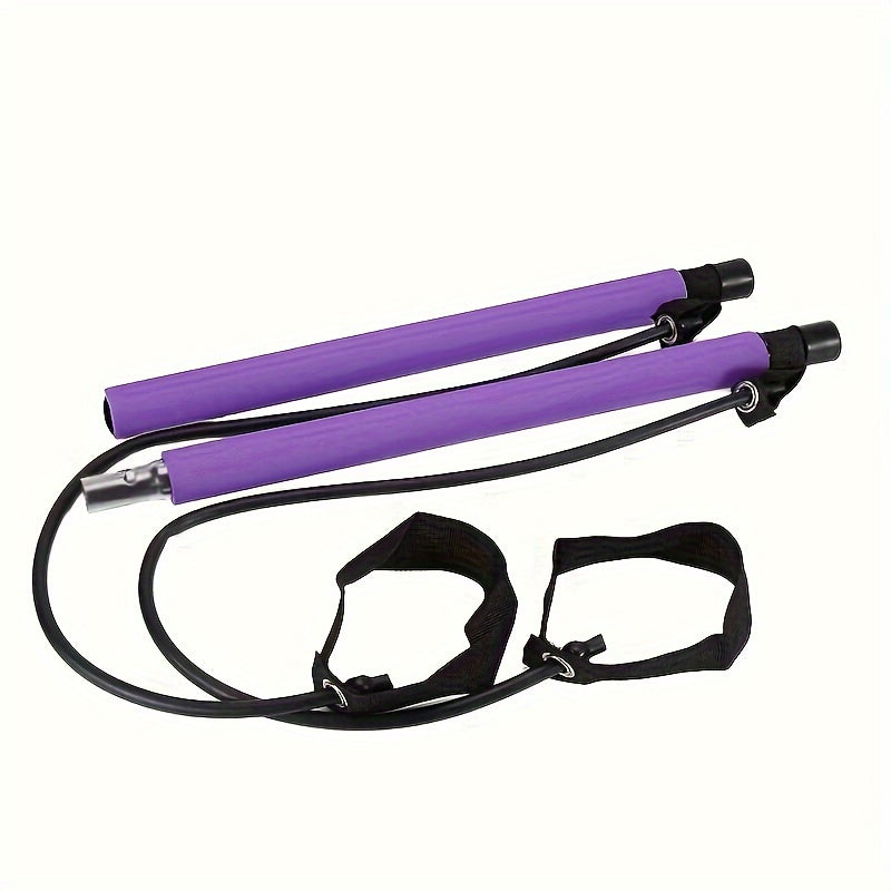 ZenFit Pilates Kit – Steel Bar & Resistance Bands