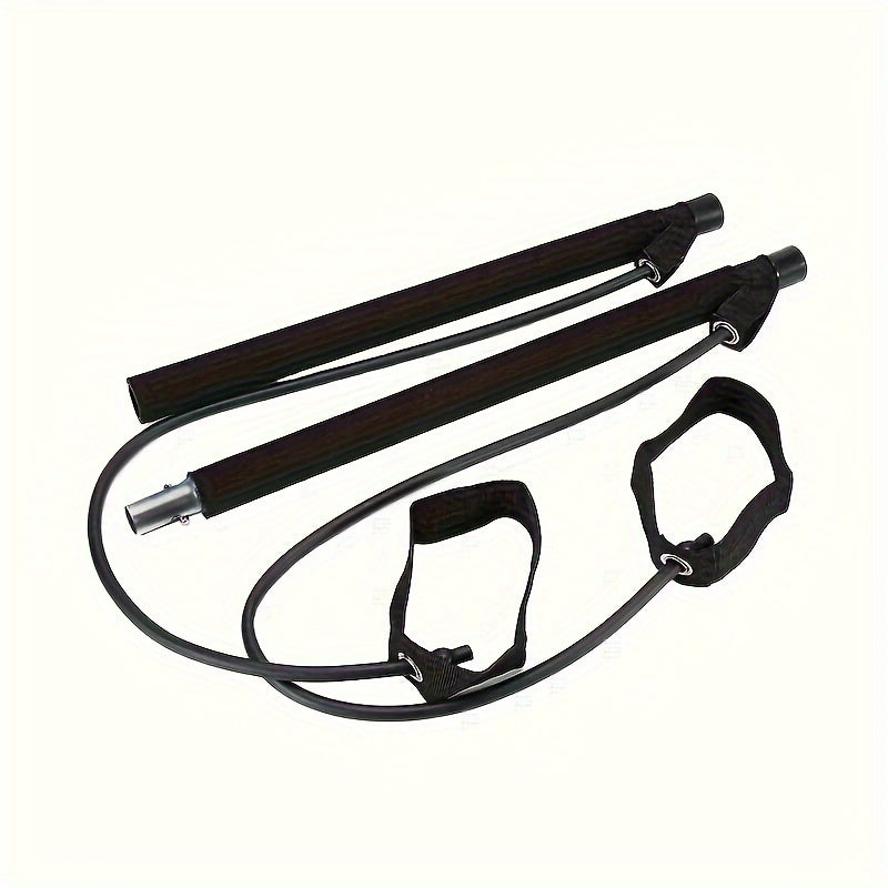 ZenFit Pilates Kit – Steel Bar & Resistance Bands