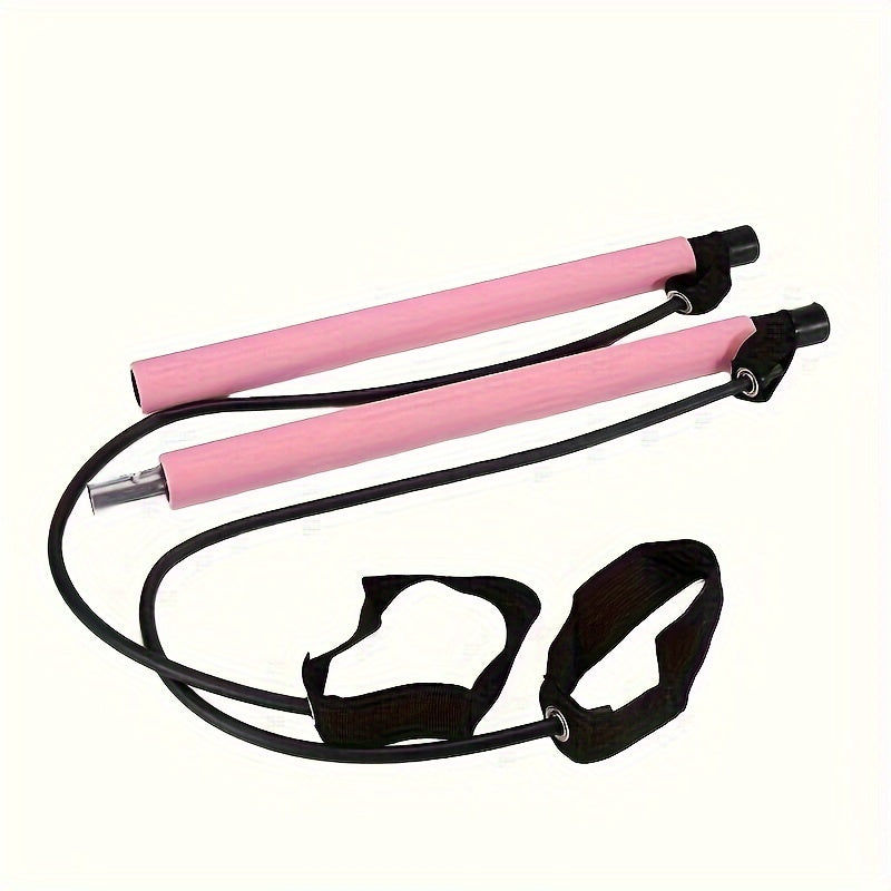 ZenFit Pilates Kit – Steel Bar & Resistance Bands